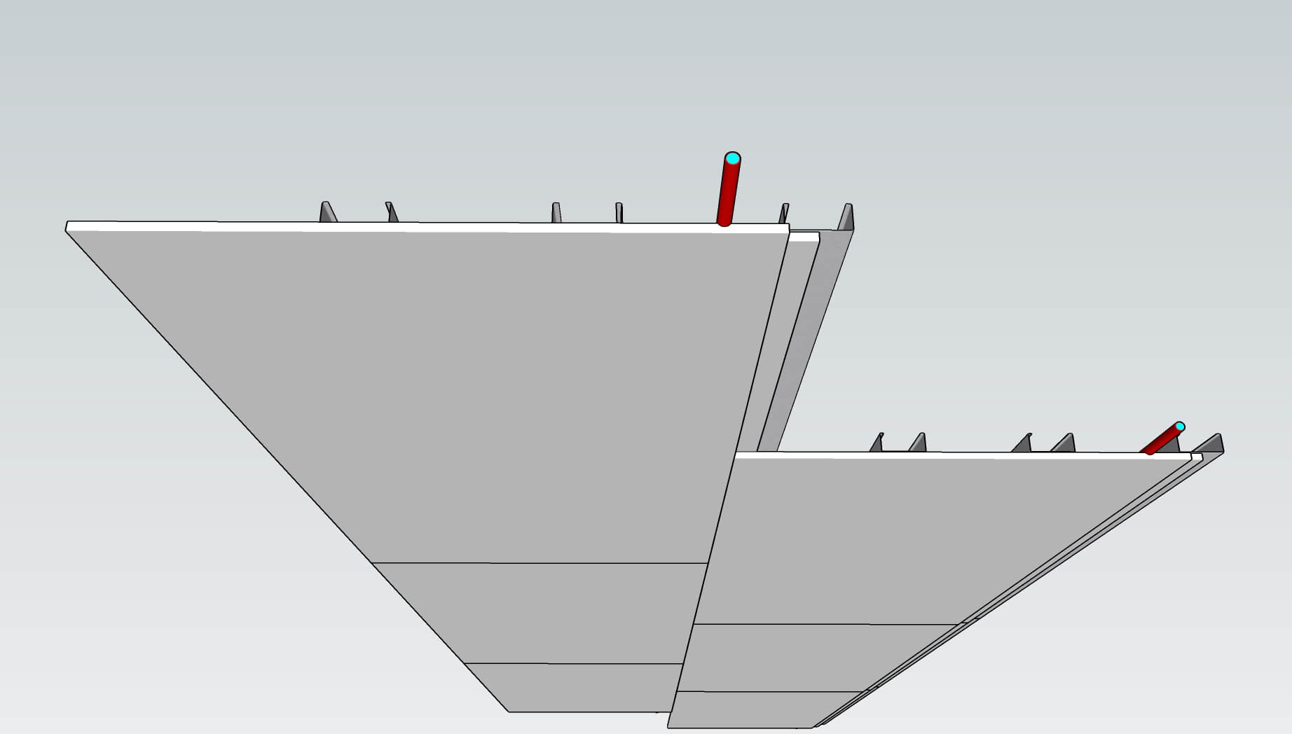 Koel plafond Onderzijde